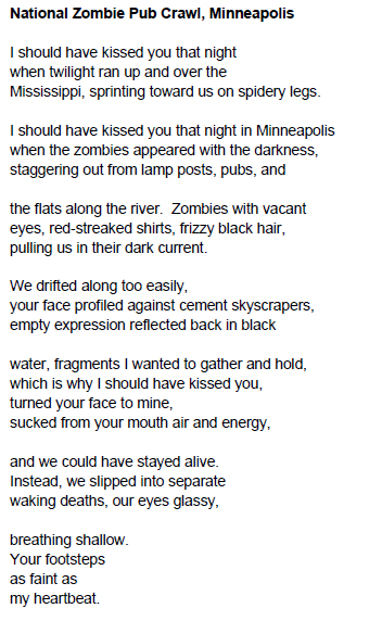 poem--national zombie pub crawl, minneapolis